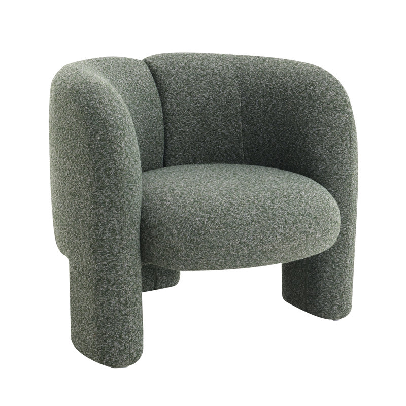 Chaise d'appoint en tweed