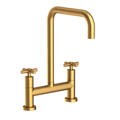 East Square Kitchen Bridge Faucet