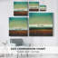 Hillside Sunrise sur impression sur toile