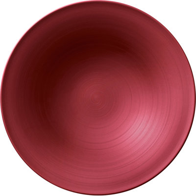Villeroy & Boch - Manufacture Rock Pastateller 28 cm, Schiefer Optik, Teller schwarz, tief, für