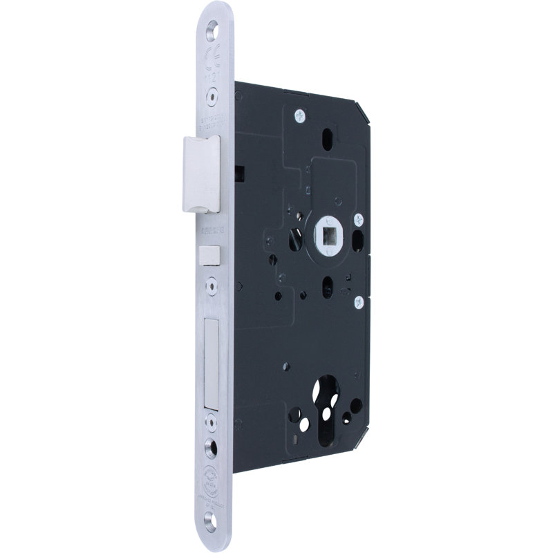 Latch Lock and Bolt, Satin Stainless Steel