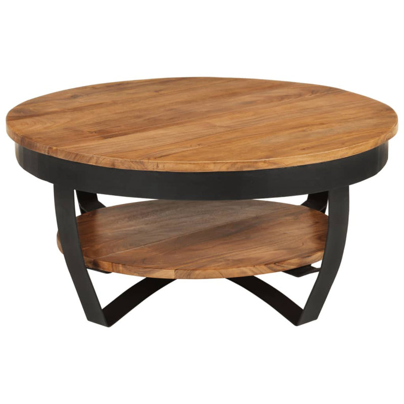 Pinesdale Cross Legs Coffee Table, Brown