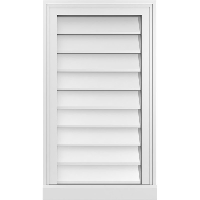 Cadre de seuil Brickmould, brun clair apprêté, H 28 po x l 16 po x P 2 po