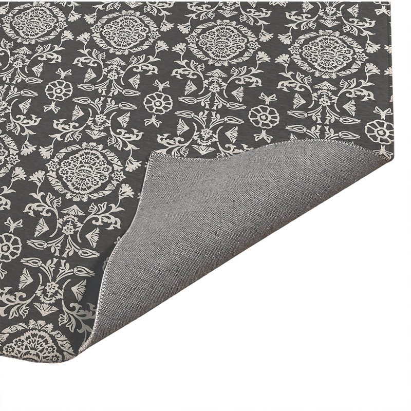Tapis de bureau léger Aubry, H 0,1 po x l 84 po x P 60 po, Gris anthracite