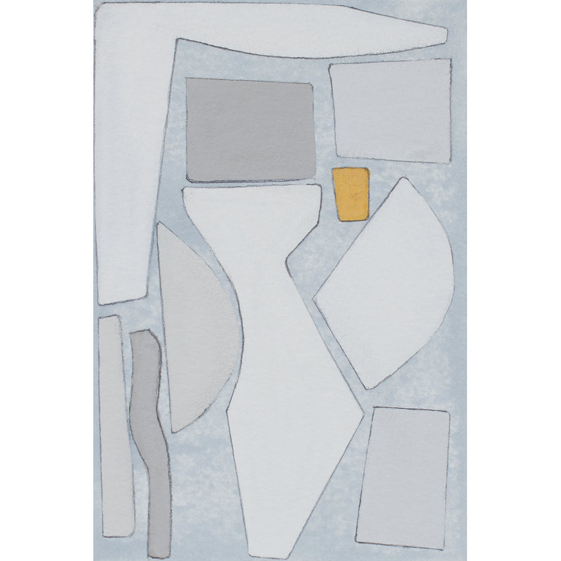Elements of the Chateau IV 1 Piece Wrapped Canvas Painting, 46cm H x 30cm W x 3.8cm D