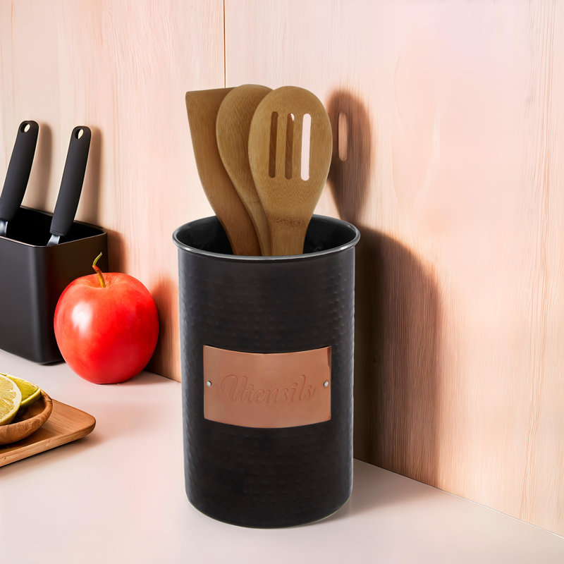 Metal Utensil Crock