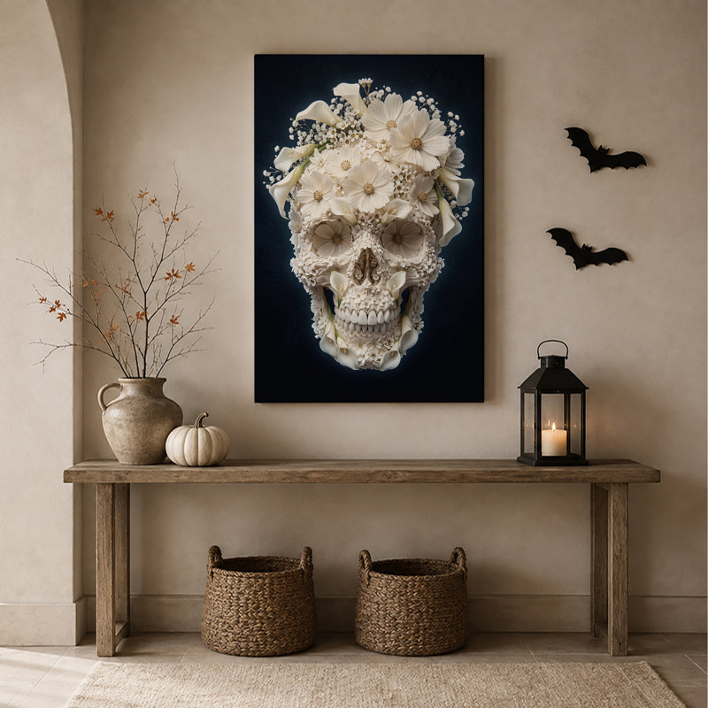 Art mural sur toile Halloween, H 40 po x l 28 po