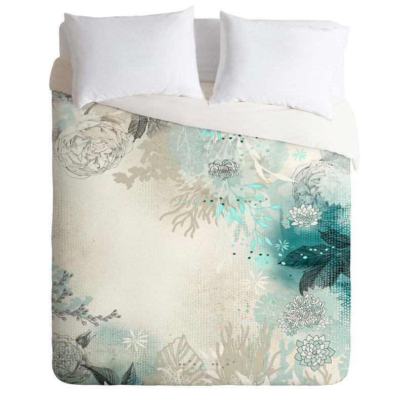 Housse de couette Seafoam, Housse de couette pour lit simple, Poids léger