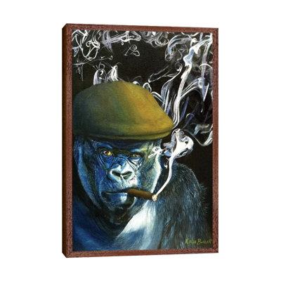 Silverback Smoking 1 Piece Painting on Canvas