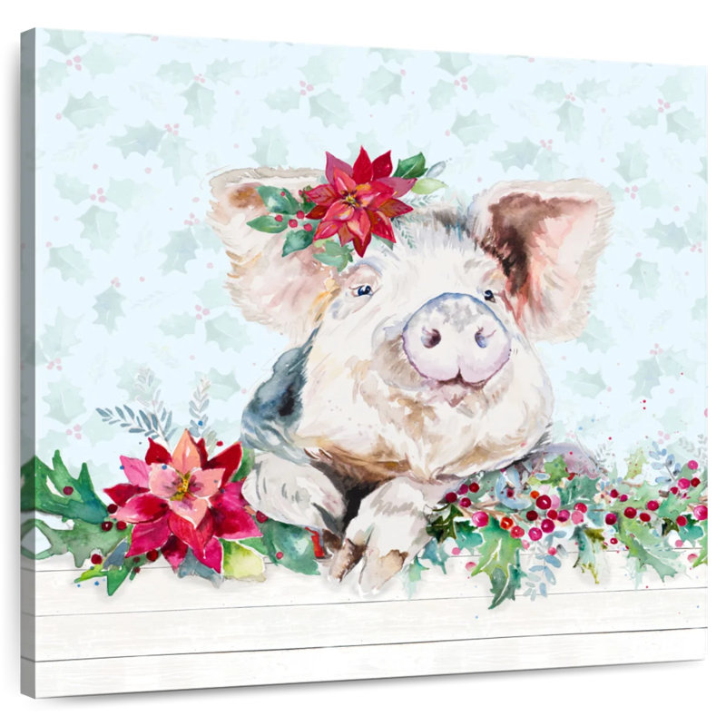 Brampt Holiday Little Piggy, 36" H x 36" W