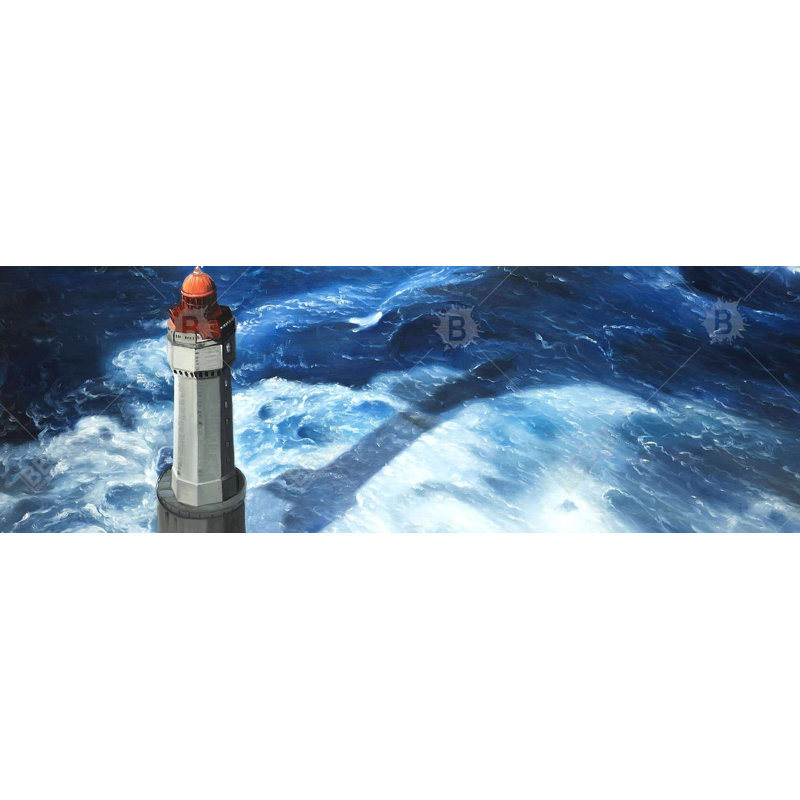 «The Headlight Of Jument» sur toile