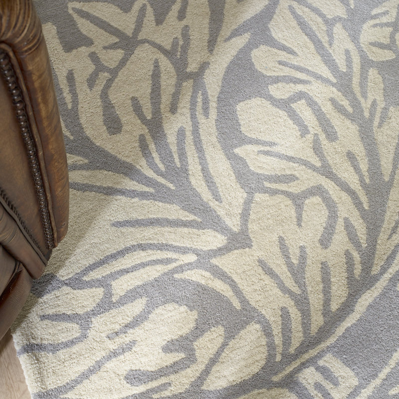 Burtondale Floral Wool Area Rug, Rectangle 200 x 290cm