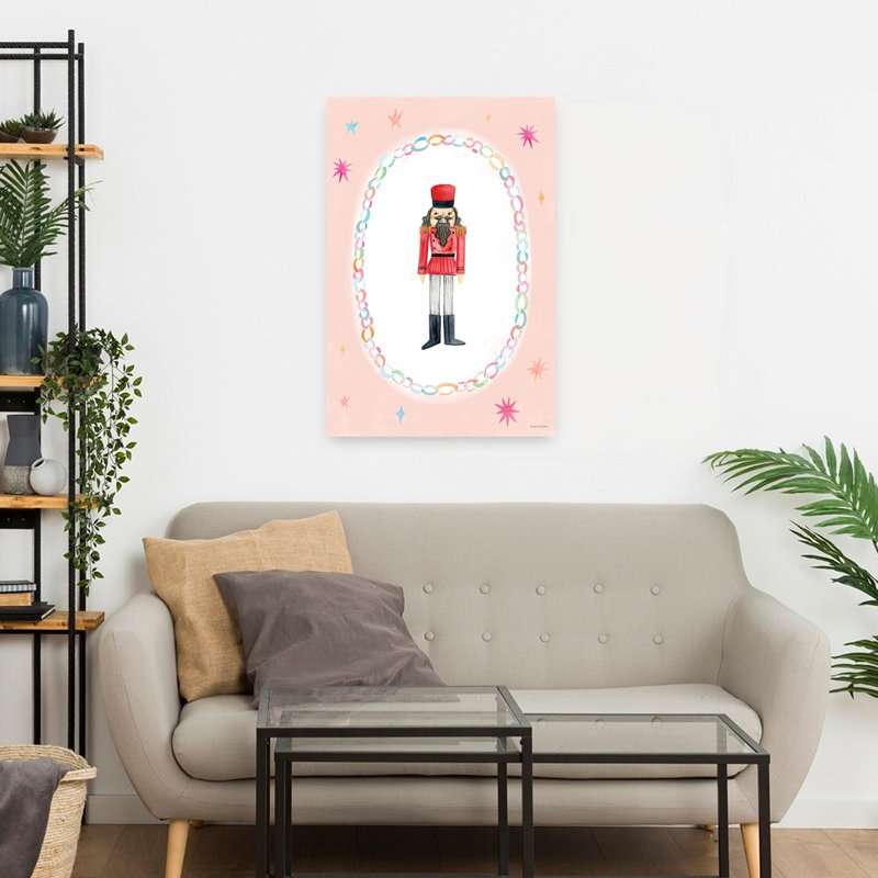 Casse-noisette, prédail, art abstrait classique fantaisiste, H 24 po x l 16 po
