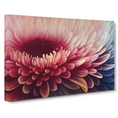 Chrysanthemum Flower - Wrapped Canvas