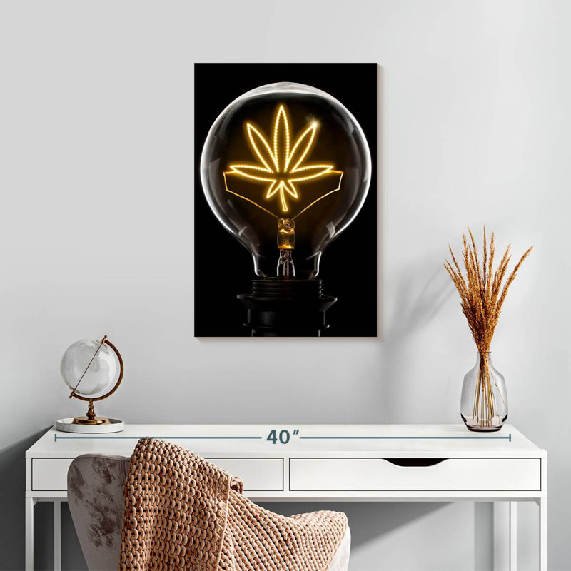 Ampoule Senne Marijuana, H 24 po x l 16 po