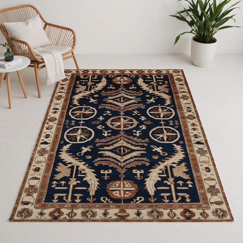 Tapis turc intérieur et extérieur gris, Rectangulaire 3 pi x 5 pi