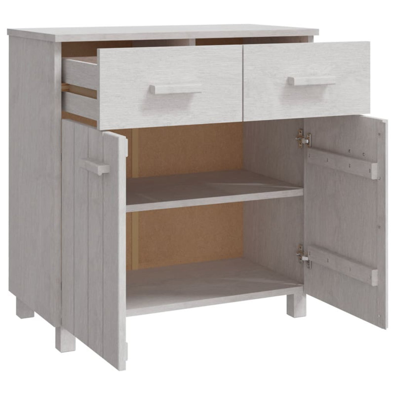 Buffet console Hamar avec rangement HAMAR, Blanc