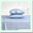 SateenLux 800 Thread Count Queen Sheet Set - Soft Smooth Cotton Bedding in Solid Blue for Luxury Home Decor.