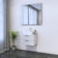 Meuble-lavabo blanc 23,6 po Madera-2102757494