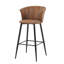 Bristow Upholstered Bar Stool with Steel Frame