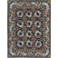 Hand-Knotted High-Quality Brown and Blue Area Rug