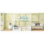 Lit blanc en bois pleine grandeur avec clôture, porte et stabilité durable charmant-2127031172-2127031173