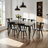 Maybelin Modern Solid Wood Dining Chair