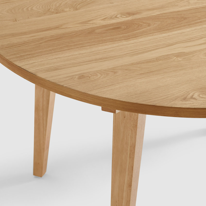 Glendo Round Dining Table, Oak