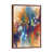 Classic Brown Wood Floater Framed