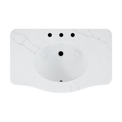 Meuble-lavabo simple en chêne Emmy