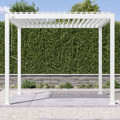111S Outdoor Aluminum Pergola with Adjustable Louvred Roof