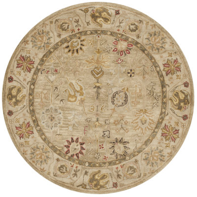 Antiquity Hand-Tufted Taupe / Beige Area Rug