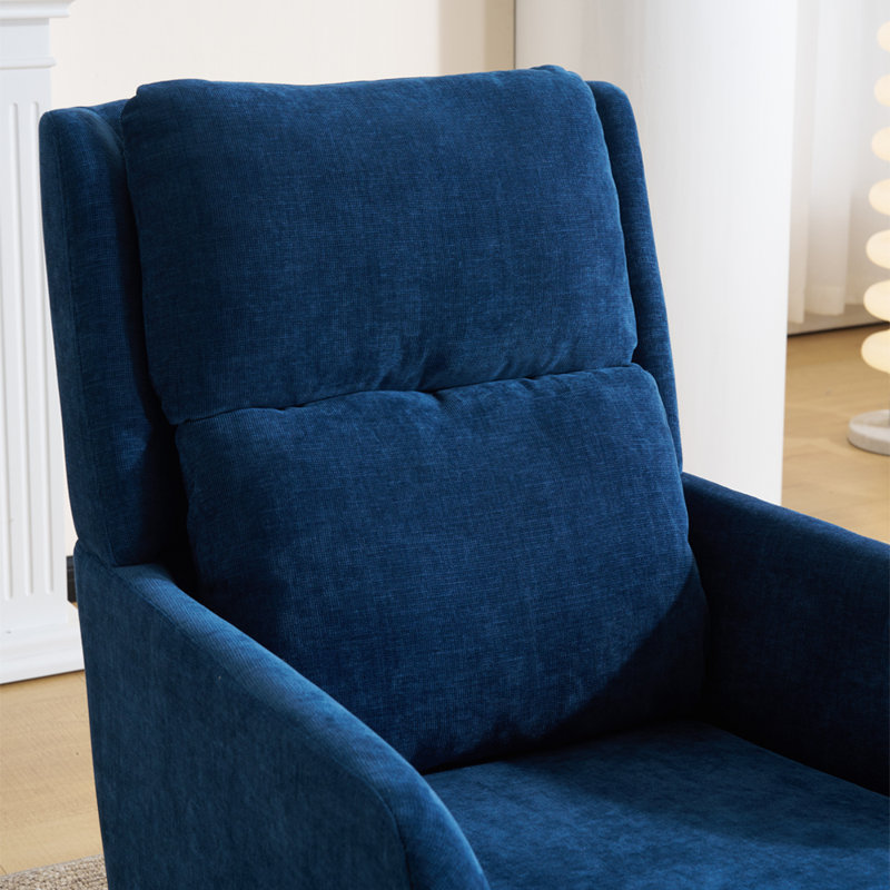 Upholstered Armchair, Dark Blue