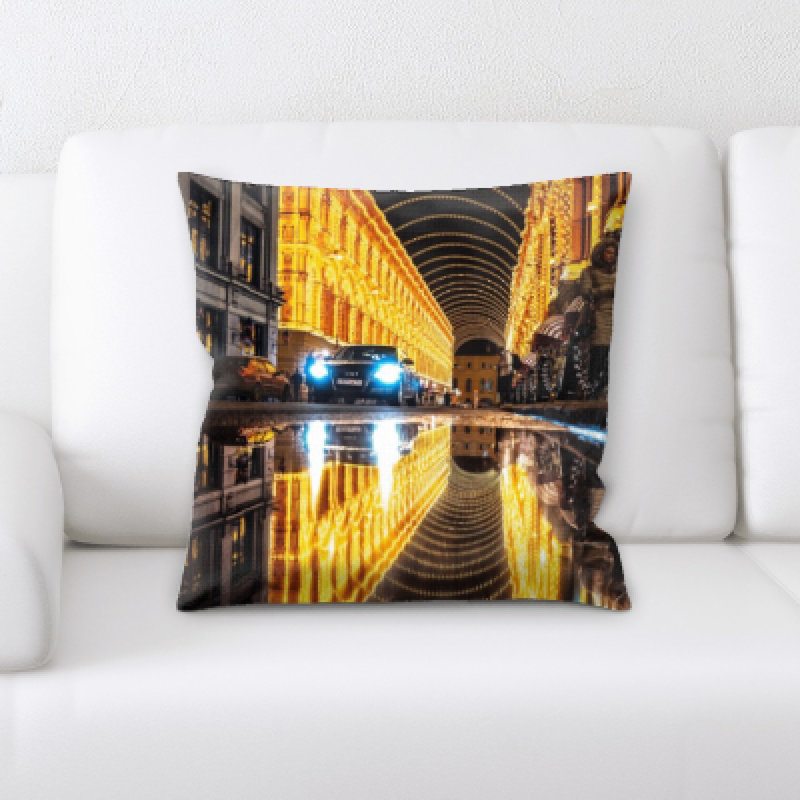Microsuede Throw Pillow