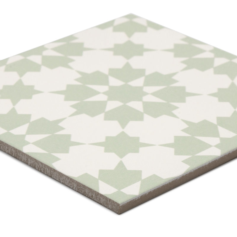 Carreau de porcelaine mat 8 "x 8" Seville Art, Ornelas