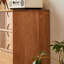 Commode d'appoint antique 5 tiroirs en bois de cerisier massif
