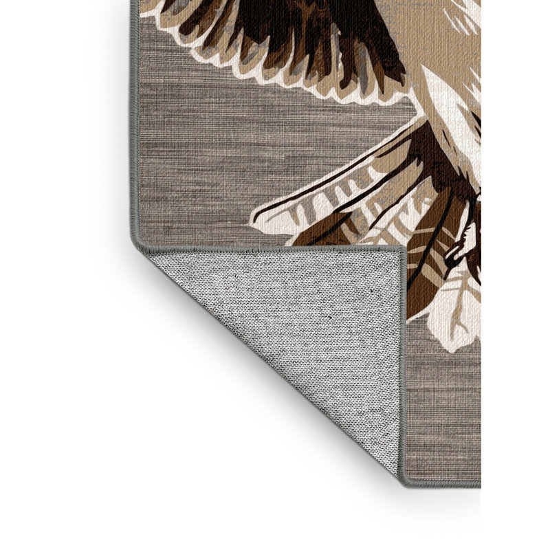  Tapis lavable Osprey Birds, Carré 5 pi
