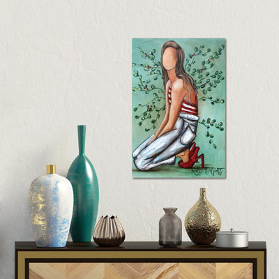 Red Shoes - Wall Art Print - Wrapped Canvas