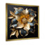 Fleur de lis doré sur fond noir-3322966-3322974
