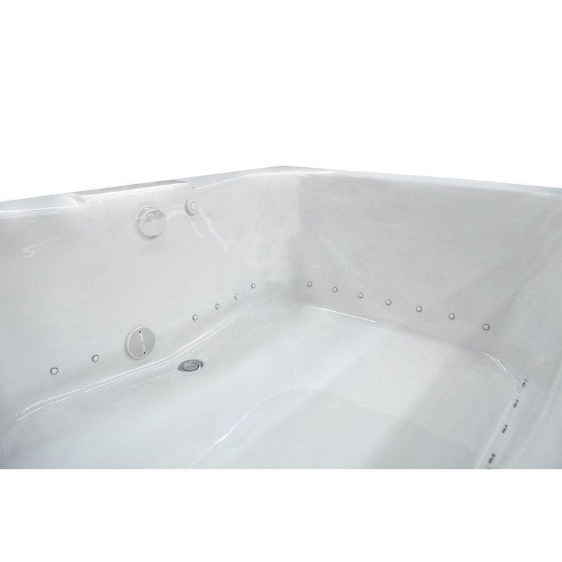 Dominica 59'' x 40.5'' Drop-In Acrylic Bathtub