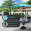 Parasol de patio pour table avec parasol inclinable / manivelle-422199204-422199203