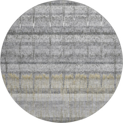 Premium Machine Washable Cerrito Gray Rug