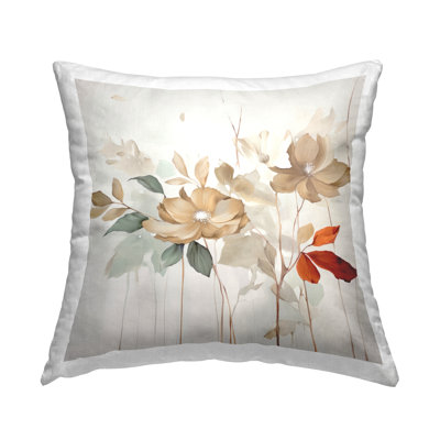 Floral Throw Pillow