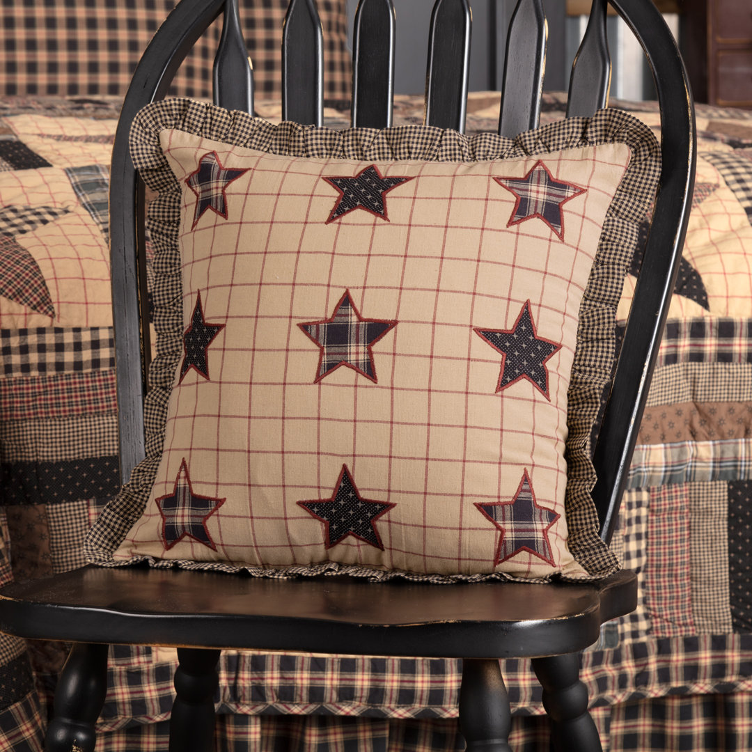 McClusky Plaid Cotton Reversible Throw Pillow August Grove®