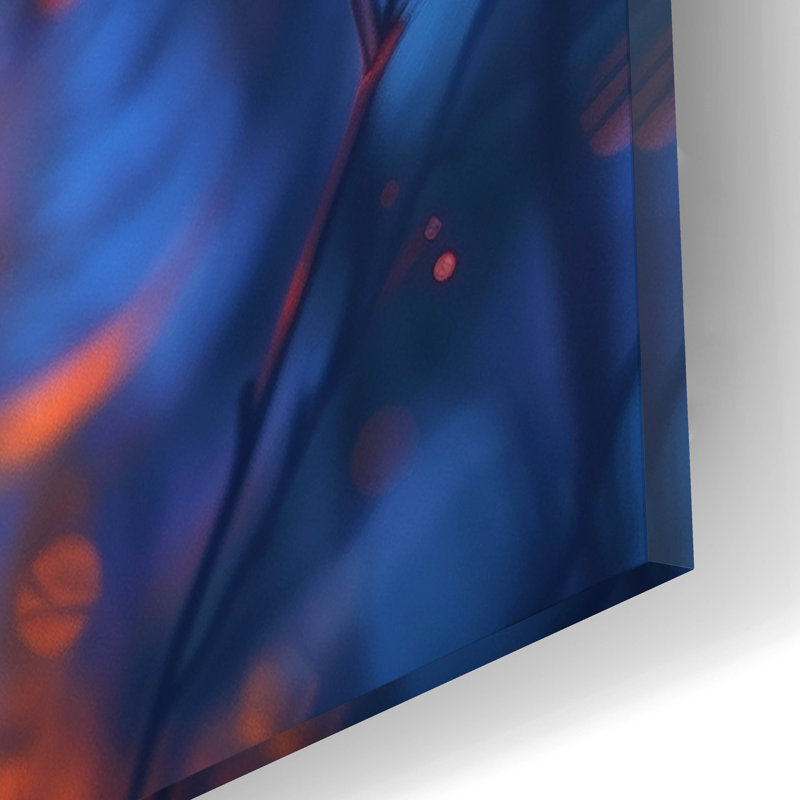 Art mural en verre épique «Morning Glow» par r3darch0n, H 12 po x l 12 po x P 0,13 po
