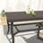 Colby Rectangular Aluminum Outdoor Dining Table With Umbrella Hole-1811810344-1811810350