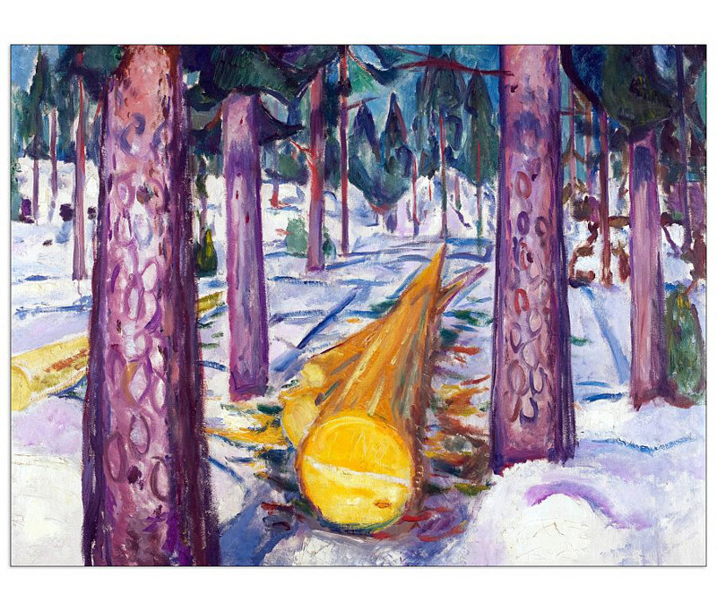 Edvard Munch - Wrapped Canvas Painting, 60cm H x 80cm W x 1.8cm D