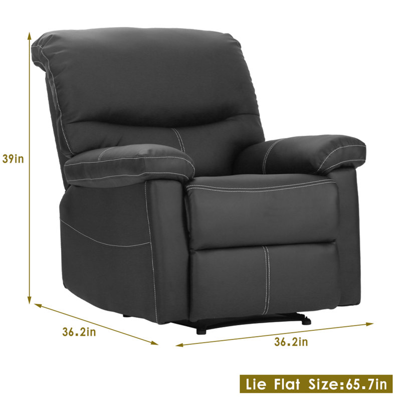 Fauteuil inclinable électrique 33 po de largeur, Canapé en similicuir