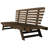 TOPMAX Outdoor Adjustable Patio Wooden Daybed Sofa Chaise Lounge With Cushions For Small Places-1657281887