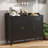 47" Modern Sideboard Buffet, Credenza Storage Cabinets, Adjustable Shelves